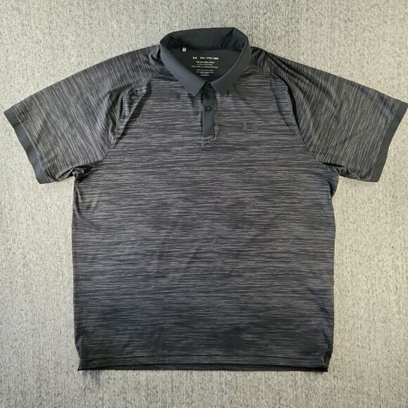 Under Armour Other - Under Armour Mens XXL Iso-Chill Golf Polo Shirt Gray Heather Space Dye